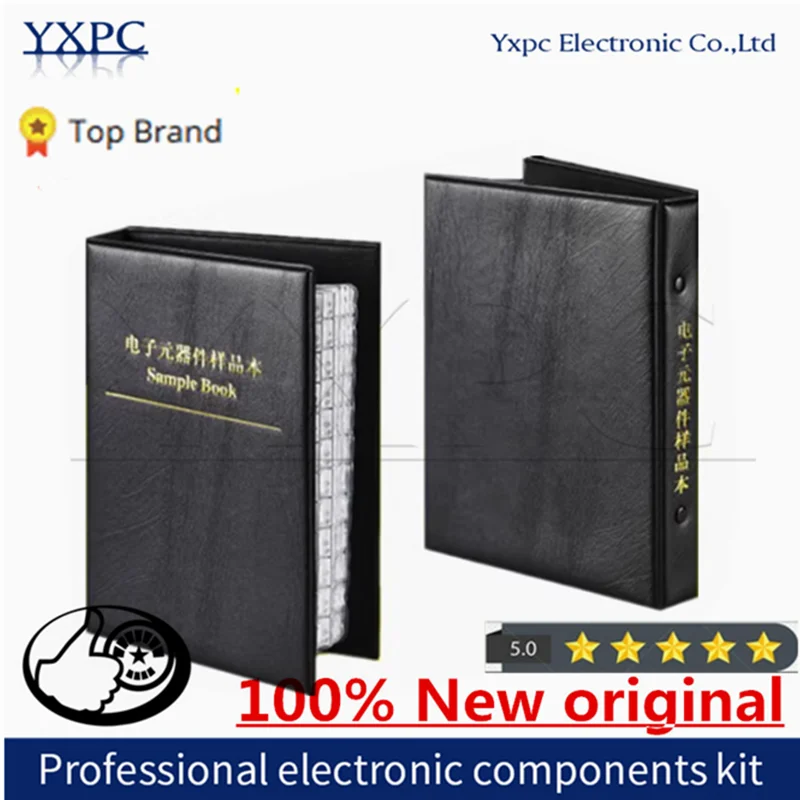 170values x50pcs 0805 1% 0R~10M resistor book full series empty book Sample Book Kit smd resistors
