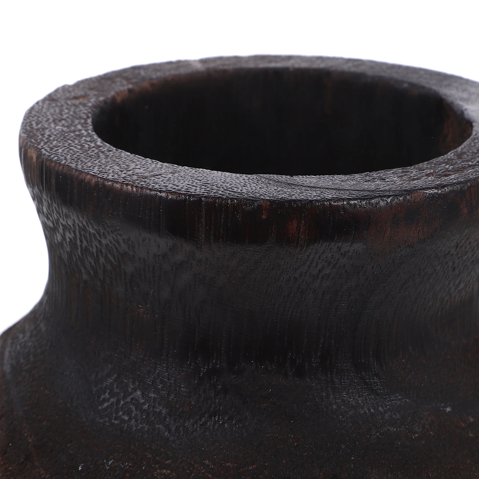 

Wood Flower Vase Desktop Rustic Wooden Flower Arrangement Home Decor Safe Special Gift Living Room Bedroom Small Size