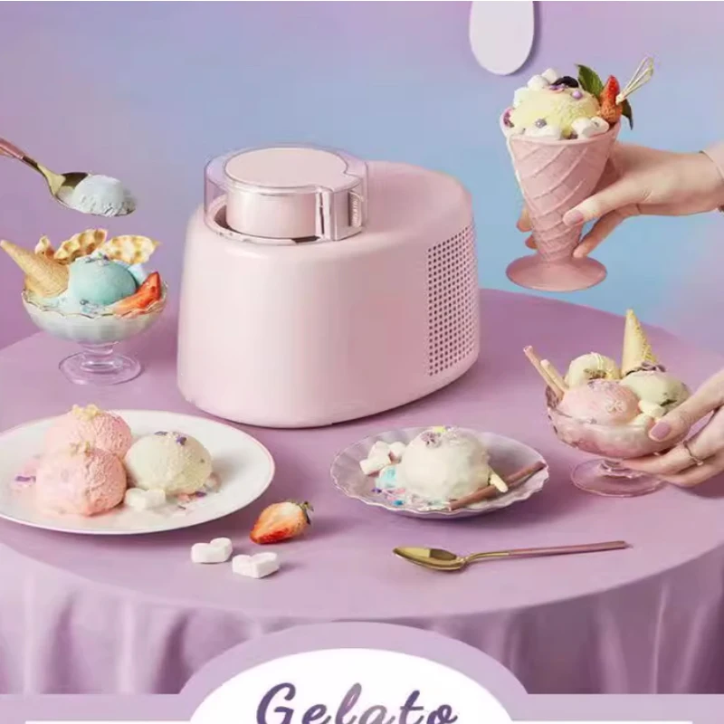 Ice Cream Machine Soft and Hard Italian Ice Cream Machine Household Electric DIY Sorbet Fruit Dessert Yogurt Ice Maker