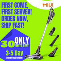 MIUI Cordless Handheld Vacuum Cleaner with Touch Screen,20kPa Powerful Suction Removable Rechargeable Battery，LED-Light,2-Gears