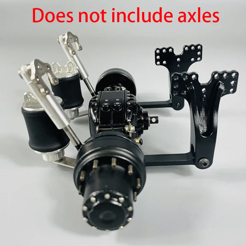 1:14th Scale Simulation Single Axle Dual Airbag Suspension System for Tamiya RC Truck SCANIA 770S R620 VOLVO BENZ Arocs MAN Car