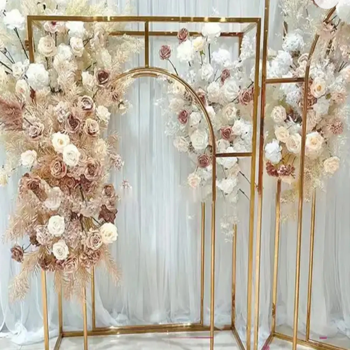 backdrop wedding stage decoration for event decor Wedding party use  for indoor banquet luxury flower wedding table centerpieces