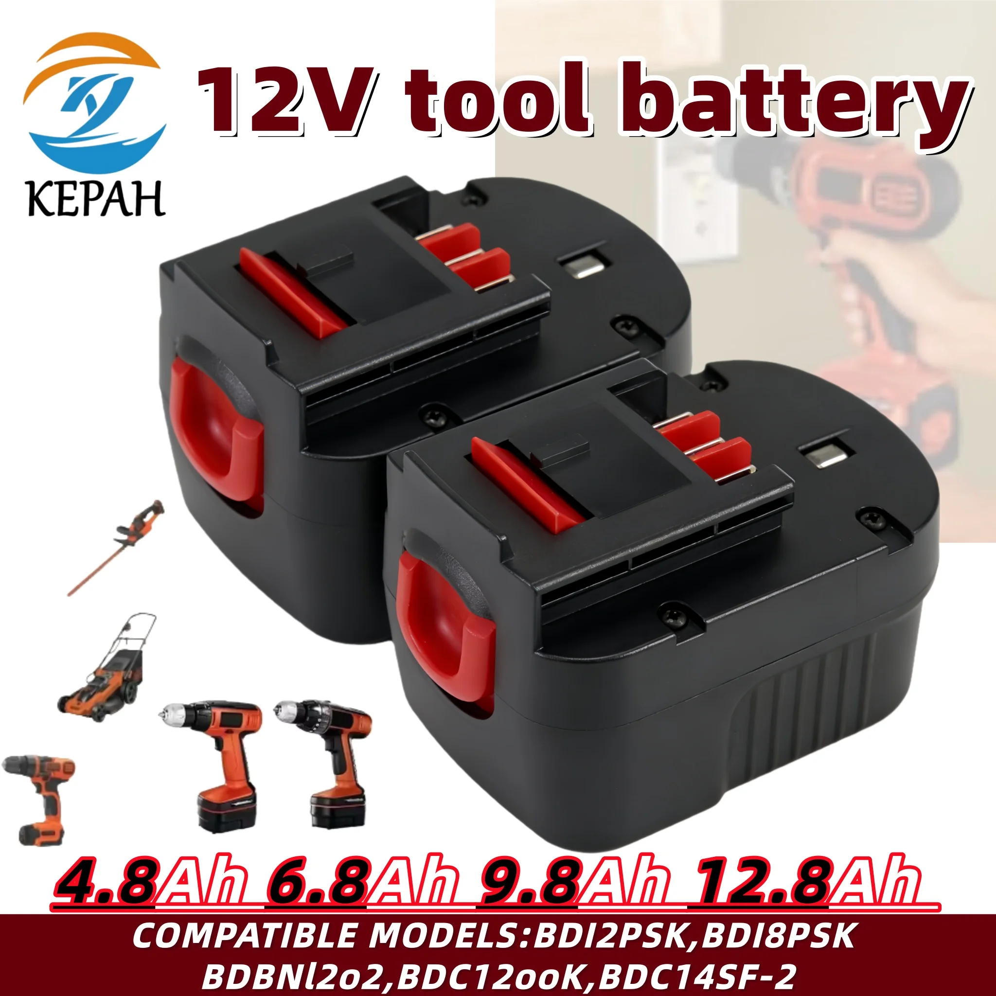 

Аккумулятор для инструментов 12В 4.8-12.8Ач | Полностью совместим с инструментами A12ex/Fsb12/Fs120b/HP12k, практичный, долговечный источник питания