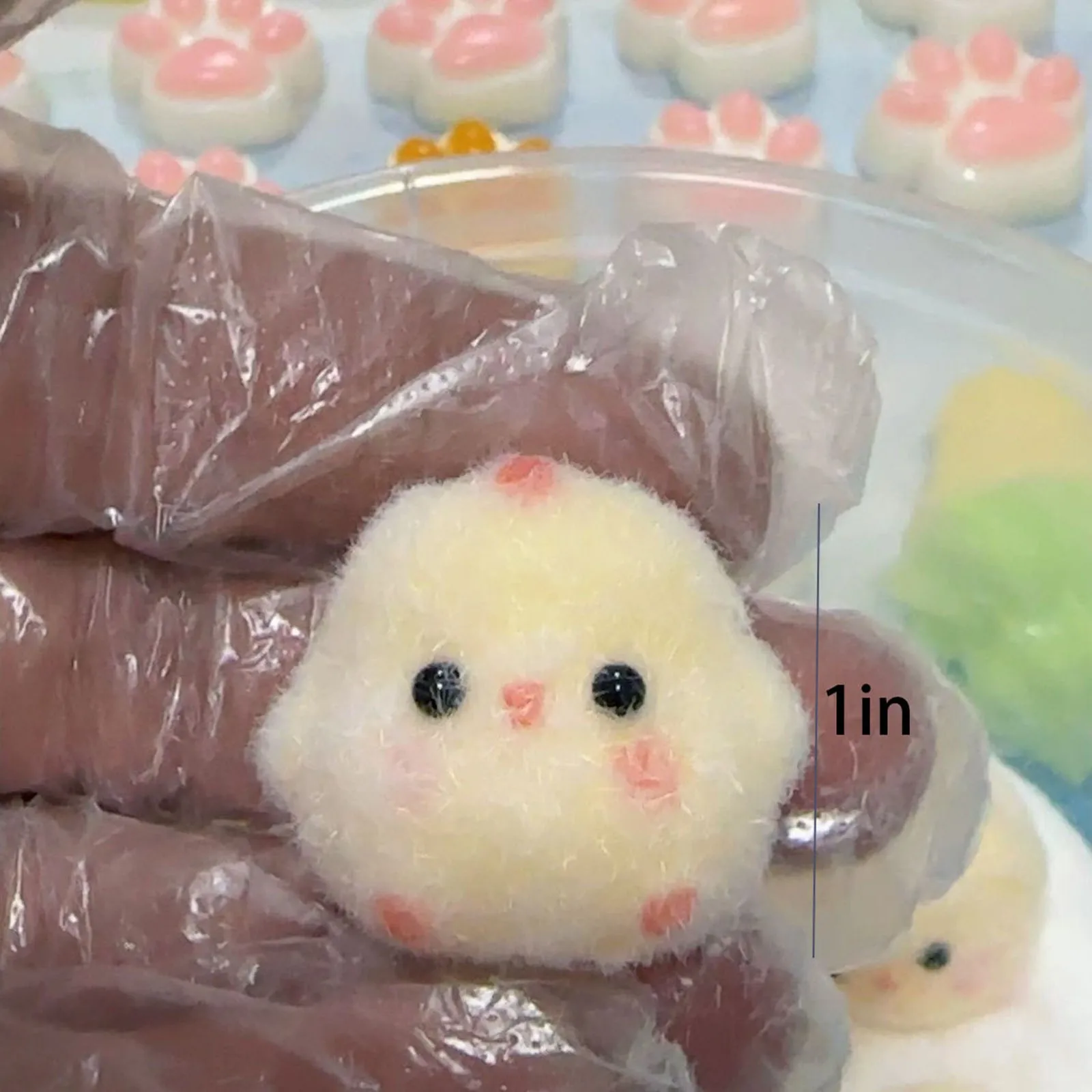 Cute Handmade Squishy Toys Silicone Mini Chick Sticky Healing And Relieving Stress Simulated Animals Chick Gift For Kids