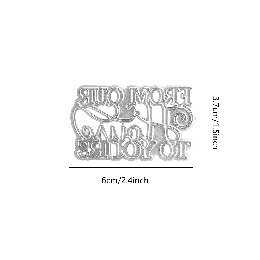 من منزلنا إلى قوالب القطع المعدنية الخاصة بك منقوشة Diecut 2025 جديدة لصنع بطاقات ذاتية الصنع لوازم صياغة القصاصات