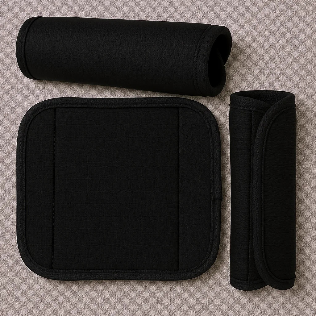 

3pcs Pull-Up Handle Grip Pads Detachable Anti-Slip Barbell Dumbbell Covers Portable Gym Accessories For Home Workout Fitness