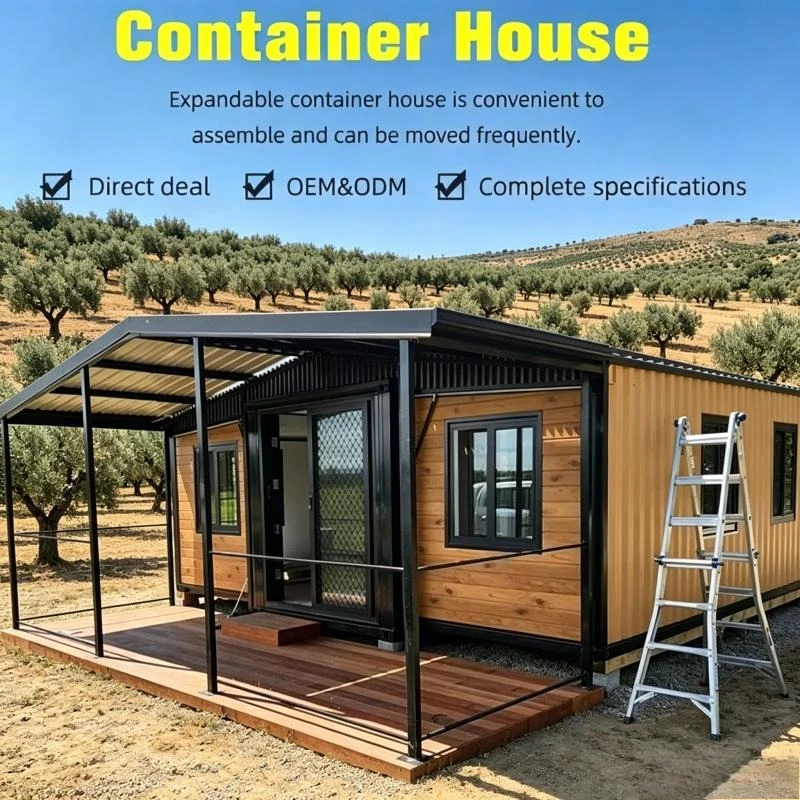 20ft/40ft Luxury Show Flats, Prefabricated Modular Homes, Expandable Container Homes Suitable for Outdoor Offices and Homes.