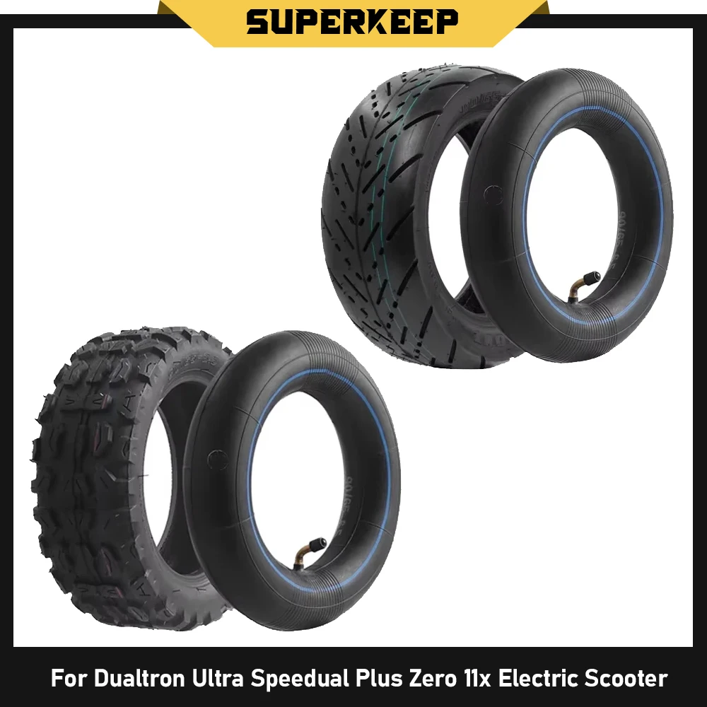

11 Inch Off-road Tire 90/65-6.5 Inner Tube Tire for Dualtron Ultra Speedual Plus Zero 11x Electric Scooter Durable Tubeless Tyre
