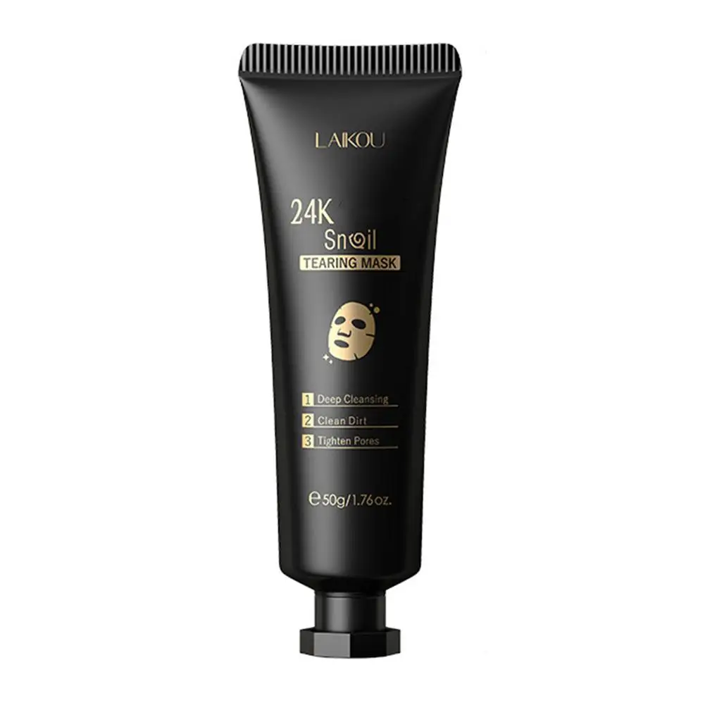 Laikou 24 Karat Gold Peeling Gesichts maske straffend aufhellende Tränen Haut maske Produkte Entfernung von Mitesser Pflege Gesicht k9h1