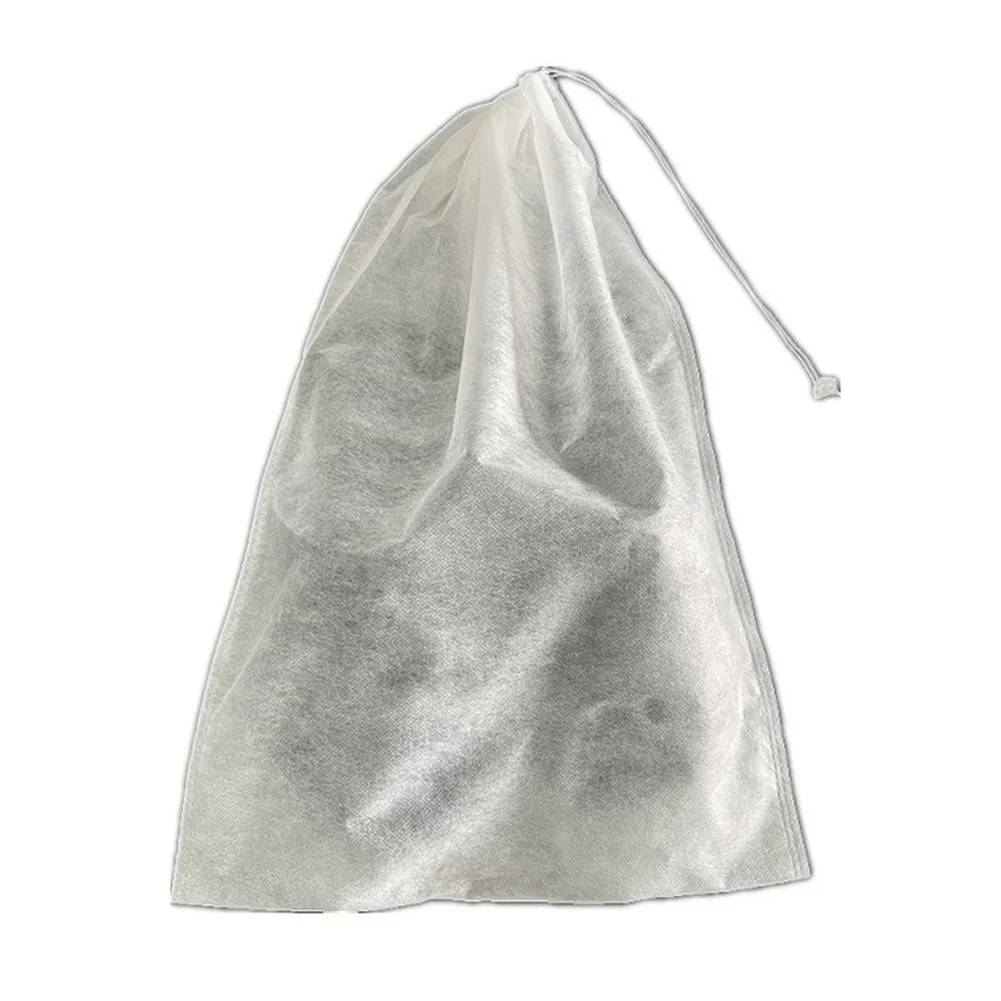 100Pcs Breathable Mesh Fruit Bags Drawstring Design Anti-Insect Bird Netting For Vineyard Orchard Plant Care Growing Accessories