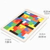 Colorful Wooden Puzzle Toys Tangram Montessori Materials Children's Puzzle Toys Building Blocks Children's Learning Toys 5