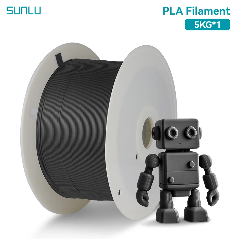 SUNLU 5KG 3D PLA/PETG/PLA PLUS/Clear Filament 1.75mm 5KG/Roll 3D Printer Netjes Wond 3D Filament voor 3D Printer & 3D Pen