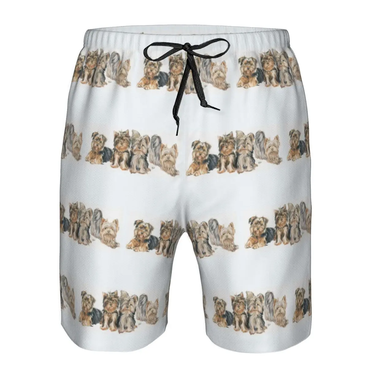 Yorkshire Terrier Puppies Trunks Beach Board Shorts Casual Quick Dry Swim Summer Men Pants