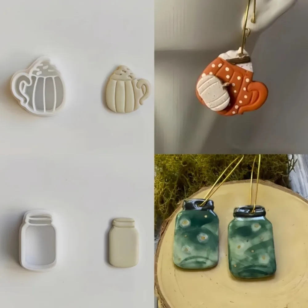Mini-Eiscreme, Cupcake, Kaffee, Tee, geformter Tonschneider, Brot, Bierbecher, Formen für Ohrringe, Schmuck, Dekoration, Herstellung, Werkzeug-Set – Detail 6