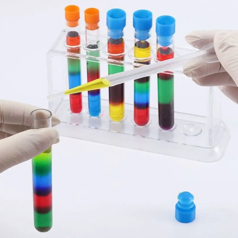 High-quality Plastic Test Tube Rack 6 Holes Clear Test Tube Stand Test Tube Holder