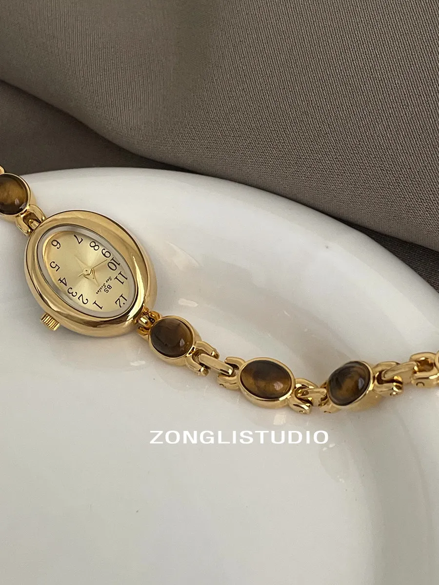 New Quartz Bracelet-Style Women'S Luxury Watch With A SophisticatedVintage And Delicate Design. High-Quality Women'S Wristwatch.