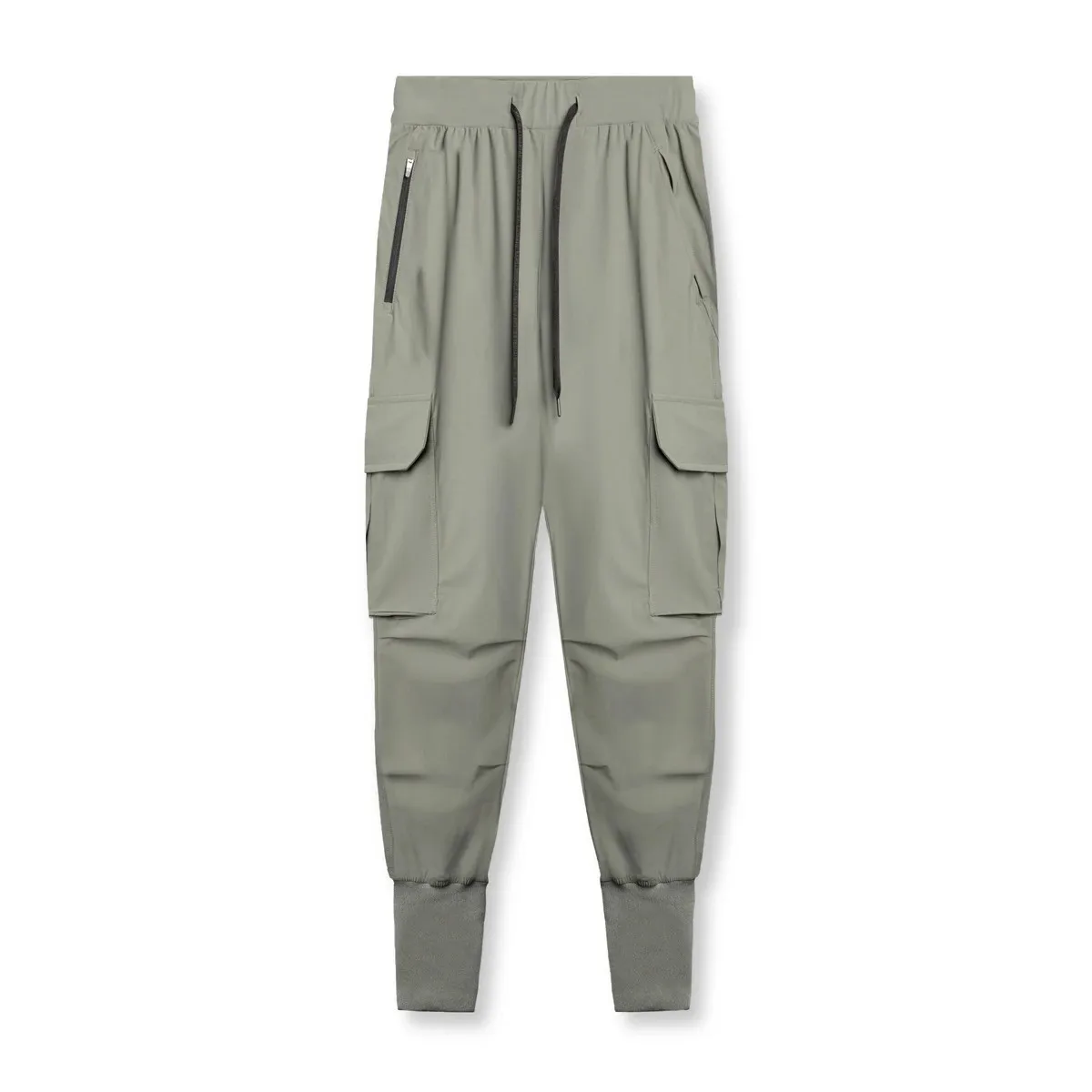 2024 New Men's Cargo Pants Summer Thin Loose Quick-Drying Elastic Leggings Running Training Sweatpants Casual Trend Trousers