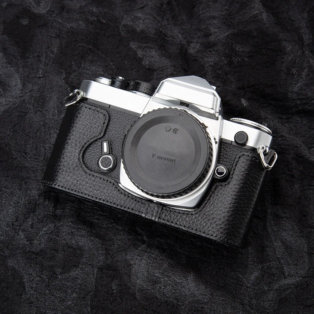 FM2 Handmade Camera Bag FM Case Bag Protector for Nikon FM3A FM2 FE2 FE FM Case FE Half Bag FM3A Genuine Leather Half Case