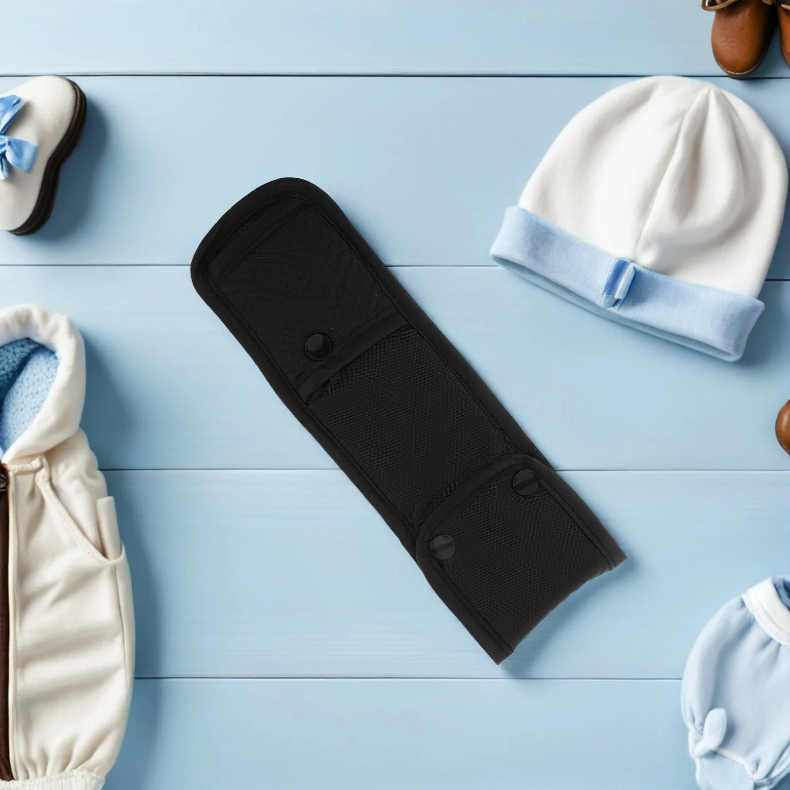 

3Pcs Universal Stroller Crotch Pad Replacement Anti-Slip Safety Cushion for Baby Toddler on Most Hand Strollers and