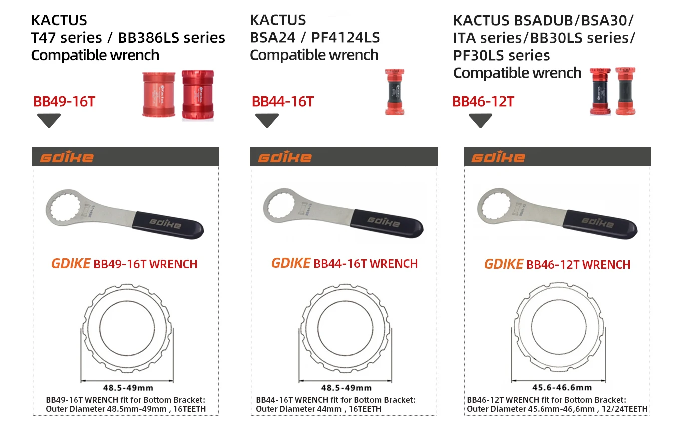 Keramik-Innenlagergehäuse, Breite 68/73 mm, T47-24/30 mm/DUB, alle Serien mit Gewinde, passend für Shimano/SRAM/SRAM-DUB Fahrradkurbelgarnituren – Detail 1