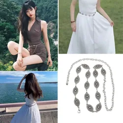 Vintage Chain Belt Summer Dress Skirt Boho Belt Versatile Sweater Chain Waist Seal Retro Fashion Decoration Belts for Women