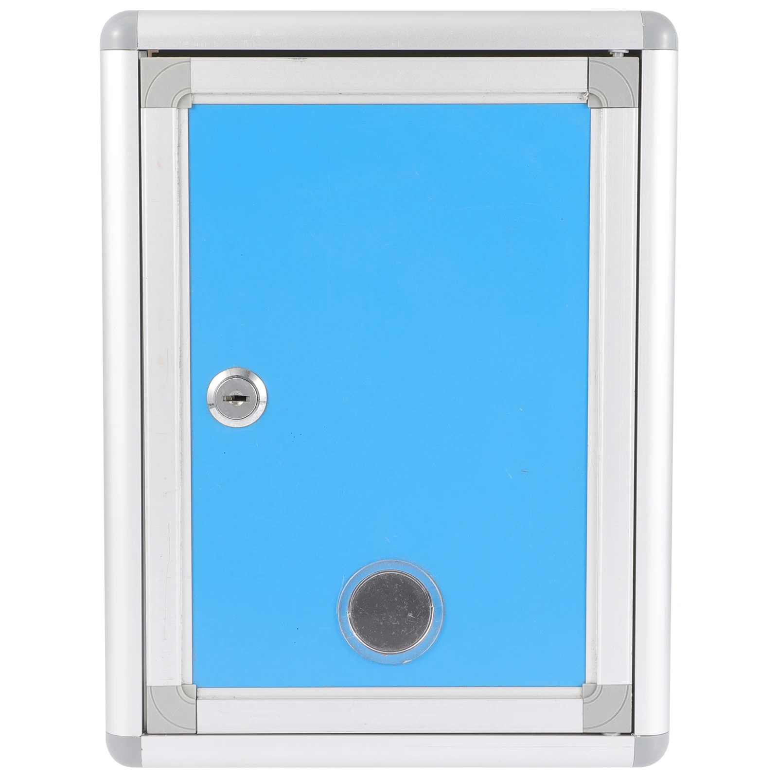 

Vintage Letter Box Wall Mounted Locking Mailbox for Household Public Use Sturdy Steel Suggestion Box with Large Capacity Storage