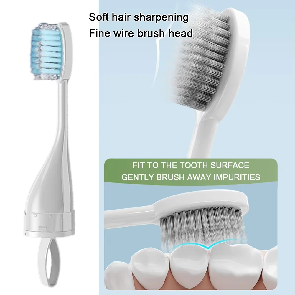 Escova de dentes portátil 3 em 1, pode conter pasta de dente integrada, higiênica, dobrável, para viagem, ferramentas de limpeza oral, fácil transporte