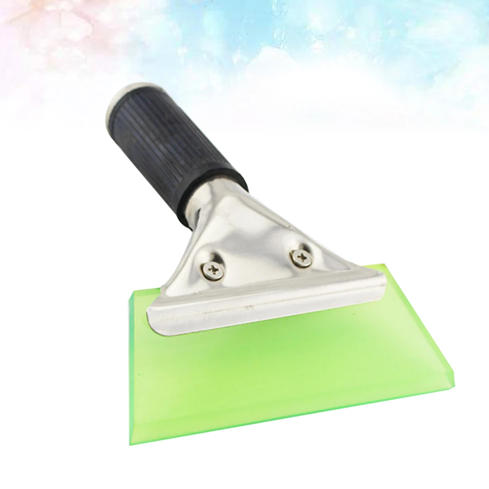 

Plastic Snow Shovel Car Windshield Ice Scraper Rubber Blade Non Slip Handle Durable Efficient Tool Glass Water Cleaner Winter