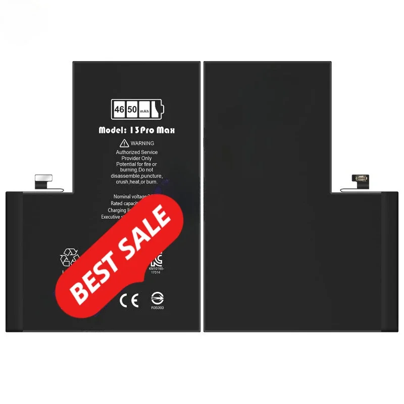 A2643/A2484 for IPhone 13 Pro Max Phone Battery No Pop-up Interruptions Health 100% Replacement Bateria Grade A Cell with Tools