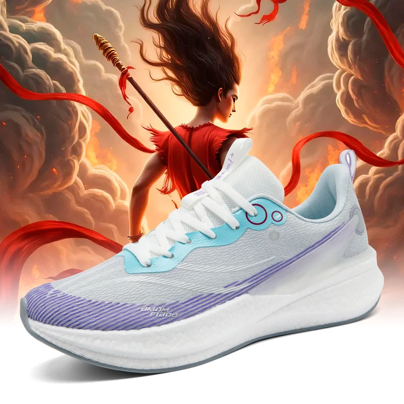 Новая осенняя мужская обувь 2025 года — кроссовки с дышащей сеткой, тренировка скорости с мягкой карбоновой пластиной, противоскользящая прочная походная обувь