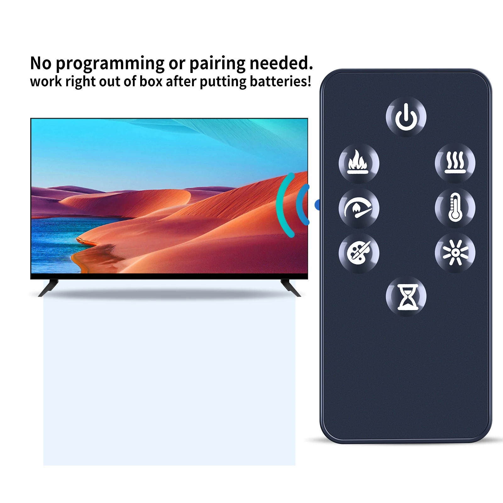 Mando a distancia para Dimplex Multi-Fire Plug-in Electric Firebox XHD23L