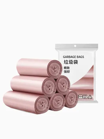 가정용 하이 퀄리티 일회용 쓰레기 파우치, 주방 보관 쓰레기 봉투, 청소 쓰레기 봉투, 비닐 봉투, 5 롤, 1 팩, 100 개