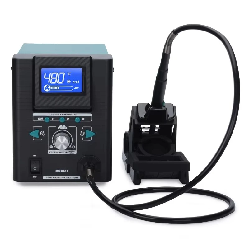 8509-I Hot Air Welding Station with 0.5mm Hot Air Spout and BGA Rework Digital Display
