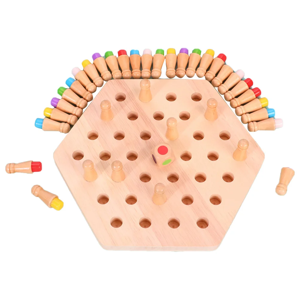 

Memory Chess Matching Toy Wooden Stick Toys Game Interactive Kids Puzzle Children Plaything