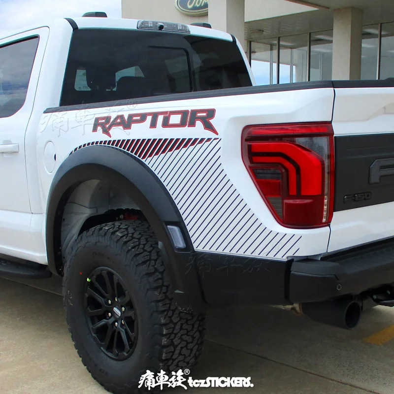 New car sticker FOR Ford Raptor F150 2024 Tailored Sports Vinyl Film Decal accessories