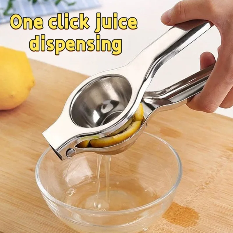 

Stainless Steel Manual Lemon Clip, Large Multifunctional Juicer for Home Use, Commercial Lemon Juicer