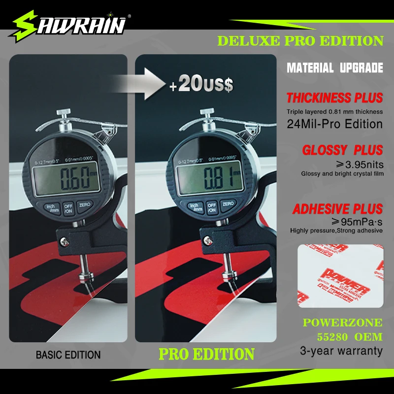 Sawrain دراجة نارية الرسومات الخلفيات ملصقات مصورة أطقم ل KTM EXC XCW SXF 19-22SXF 20-23EXC 011