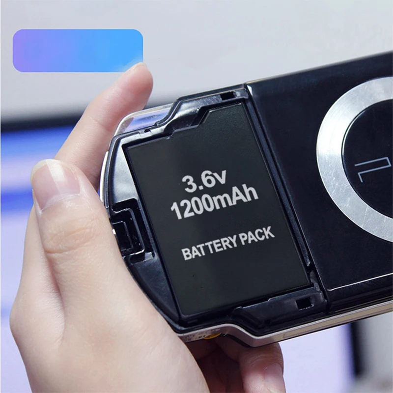 1200mAh 3.6V Rechargeable Lithium Ion Battery Pack for Sony PSP2000 PSP3000 PSP-S110 Console Gamepad Replacement Batteries