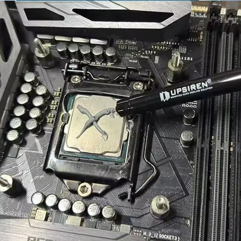 UPSIREN UTG-Z 열 페이스트 2g/4g/8g CPU 칩 호스트 노트북 그래픽 카드에 적합 액체 실리콘 페이스트 무료 도구 스크레이퍼