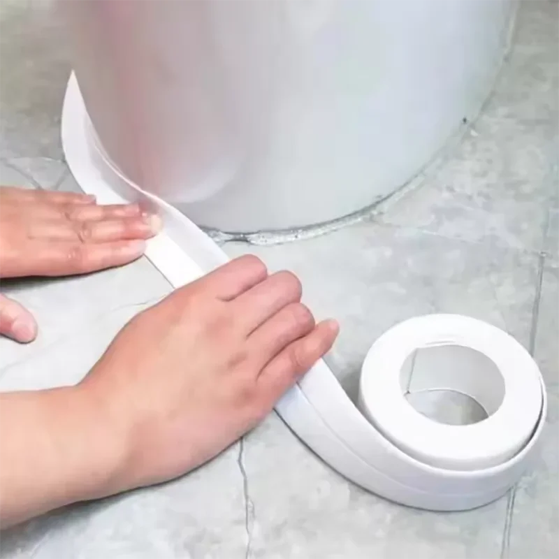 

1 Roll of Kitchen Anti-mold and Waterproof Tape, Moisture-proof Kitchen and Bathroom Sink Gap, Beautiful Seam Toilet Sticker