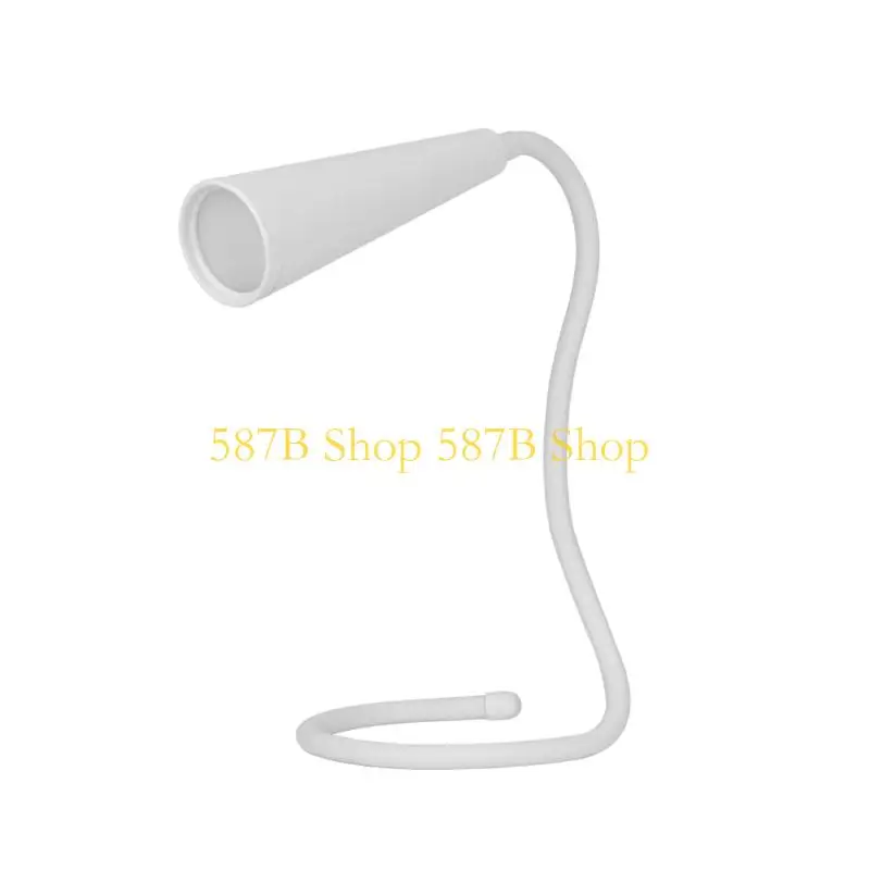 

587B Desk Lamps 3 Color Brightness Dimmer Reading Light LED Lamps Flexible Gooseneck