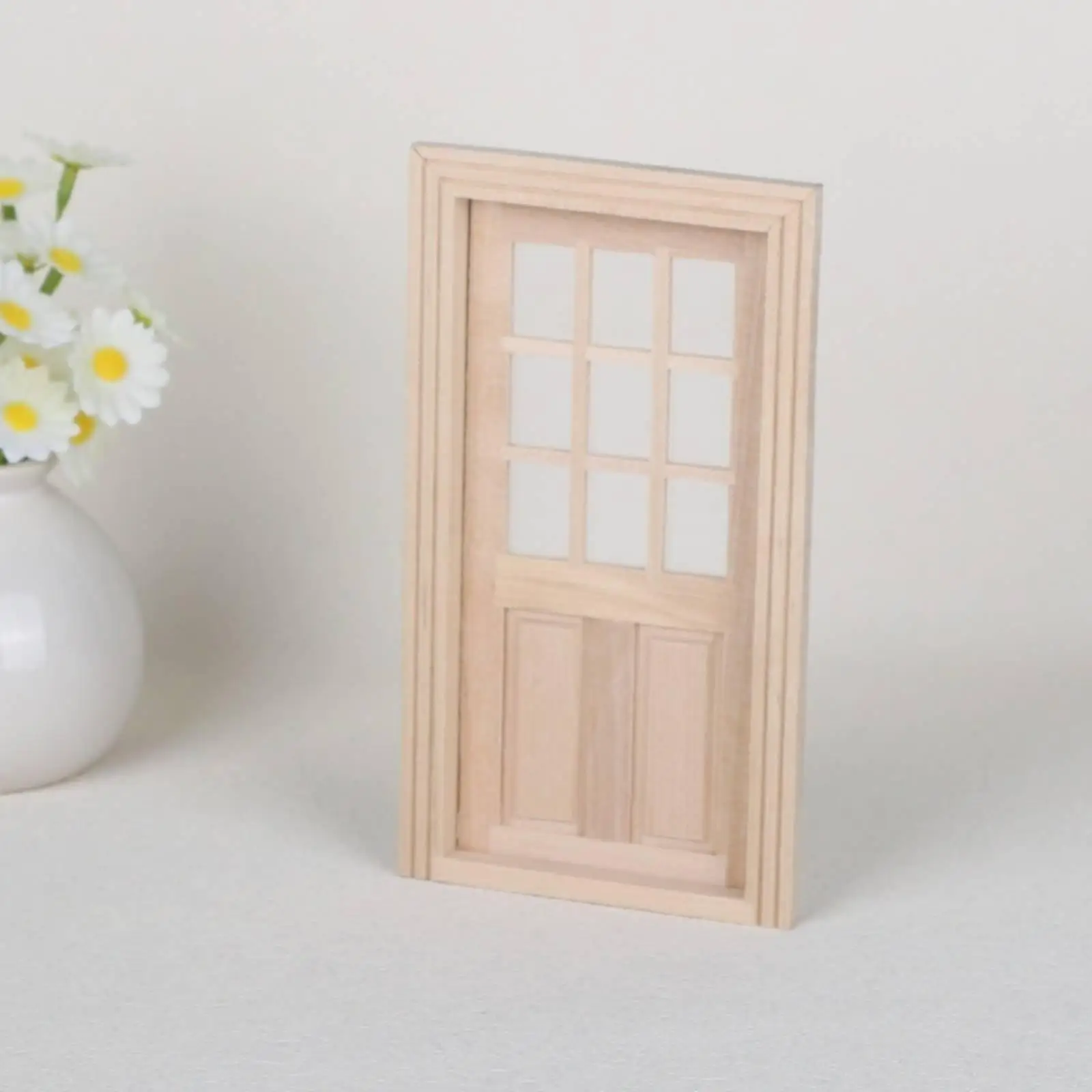 Dollhouse Opening & Panel Architectural Feature 1:12 Scale Dollhouse Door Sturdy