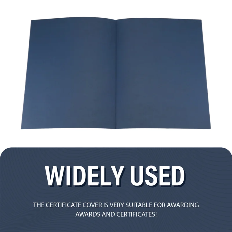 حاملي شهادات ABKJ-25 قطعة، حاملي الدبلوم الورق الأزرق لحجم الرسالة 8.5 × 11 بوصة #4