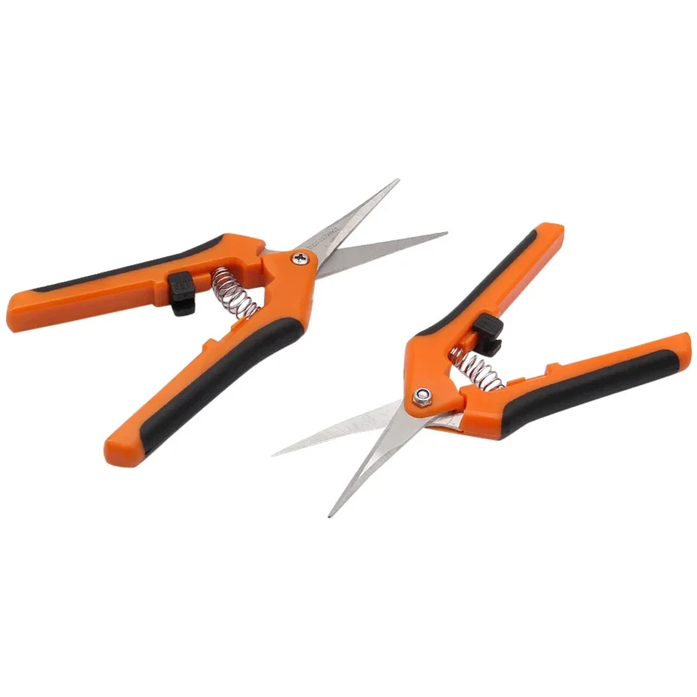 Tijeras para bonsái, herramientas de jardín, tijeras de Metal para jardinería, herramienta de poda, cortador manual, recogida de frutas, hierba, maceta para el hogar, 1 Uds.