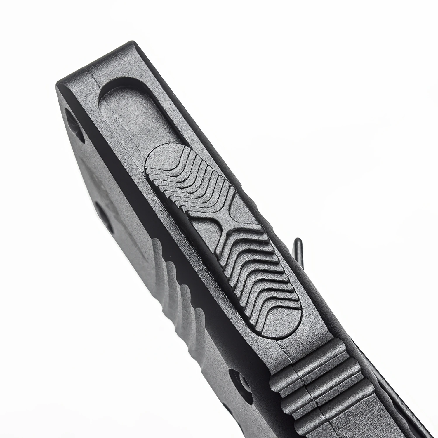 مايكرو تك ميني التنين دمشق الصلب سكين التكتيكية في الهواء الطلق الدفاع عن النفس سكين جيب سبائك الألومنيوم مقبض OTF سكين