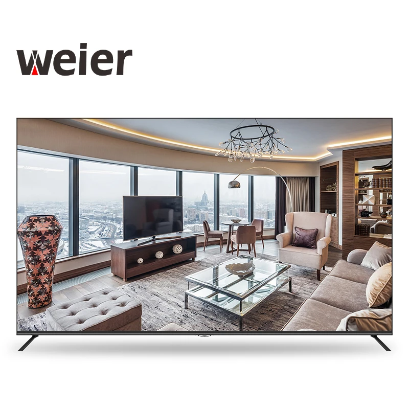 Weier LED TV  50nch android smart television wholesale Full LCD office hotel tv