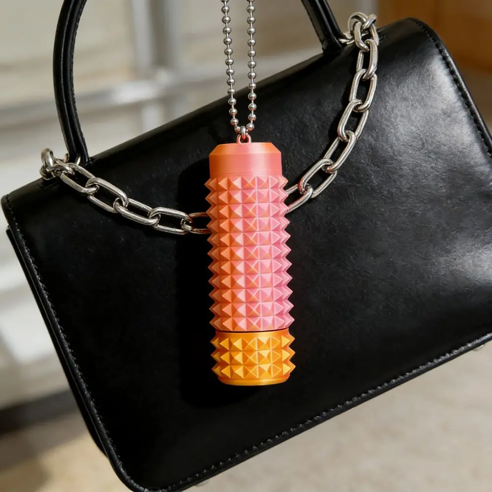 Drukowany w 3D, kolczasty, sensoryczny mini fidget z obrotem o 360 stopni, Grippie, antystresowy roller do ściskania, kieszonkowy.