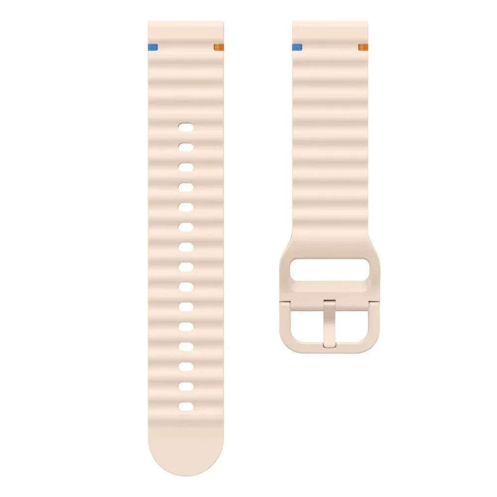 22 mm 20 mm Uhrenarmband für Huami Amazfit BALANCE Band GTR 4 2 2E GTR3 Pro/GTS 4/2 Mini GTS 3/Bip 3 Pro U S Silikon-Wellenarmband – Detail 14