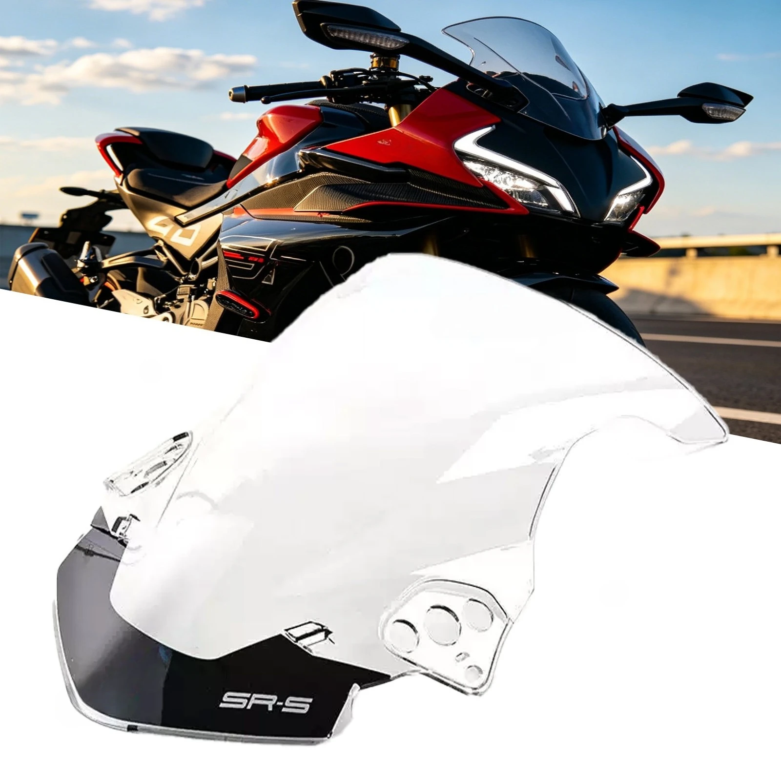 

For CFMOTO 750SR CF750-2 Original Motorcycle Windshield Modification Moto Windscreen Glass Deflector Wind Deflector Body Screens