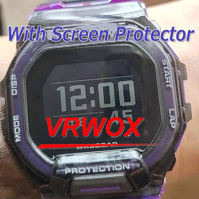 3Pcs Glass For GBD-200 GBX-100 GX-56 DW-5600 GW-M5610 GMW-B5000 B5600  GW-6900 DW-6900 Watch Scratch Resistant  Screen Protector